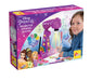 Lisciani - PRINCESS PROJECTOR DRAWING SCHOOL - For Children Aged 4 and Up - Learn to Draw Disney Princesses - Includes Projector, Discs, Colored Pens, Stickers, Paper, and More