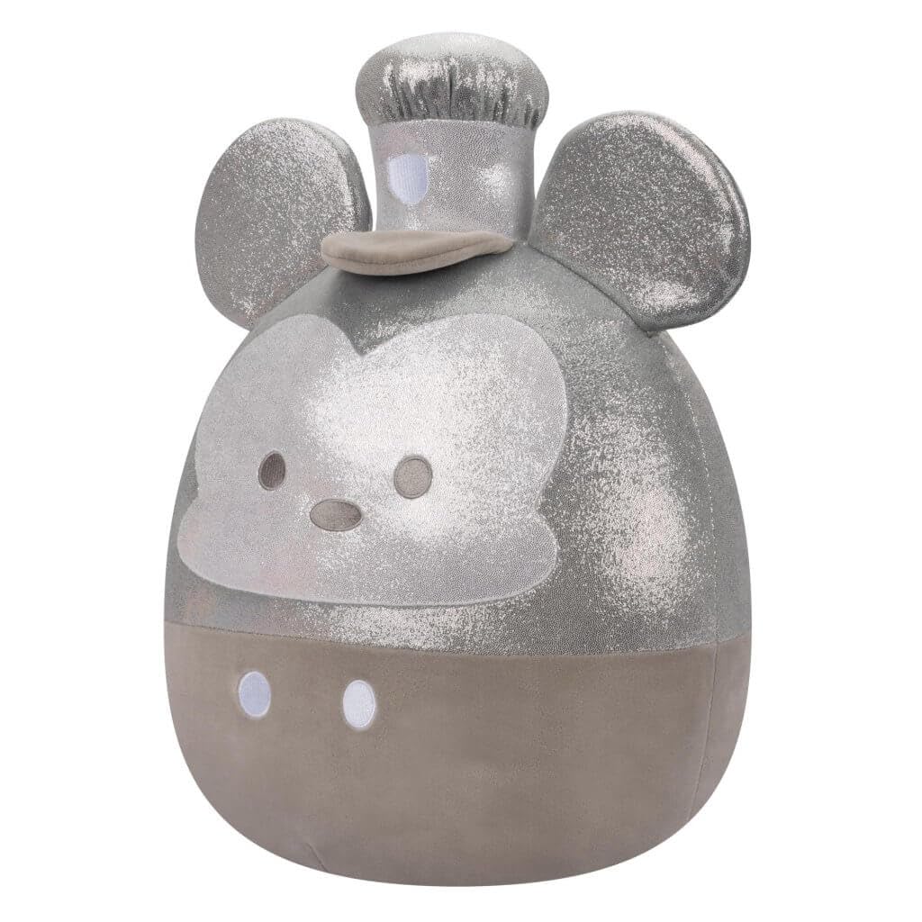 Squishmallows SQDI00273 Disney 100 Steamboat Willie Plush Toy, Multicoloured, 35 cm