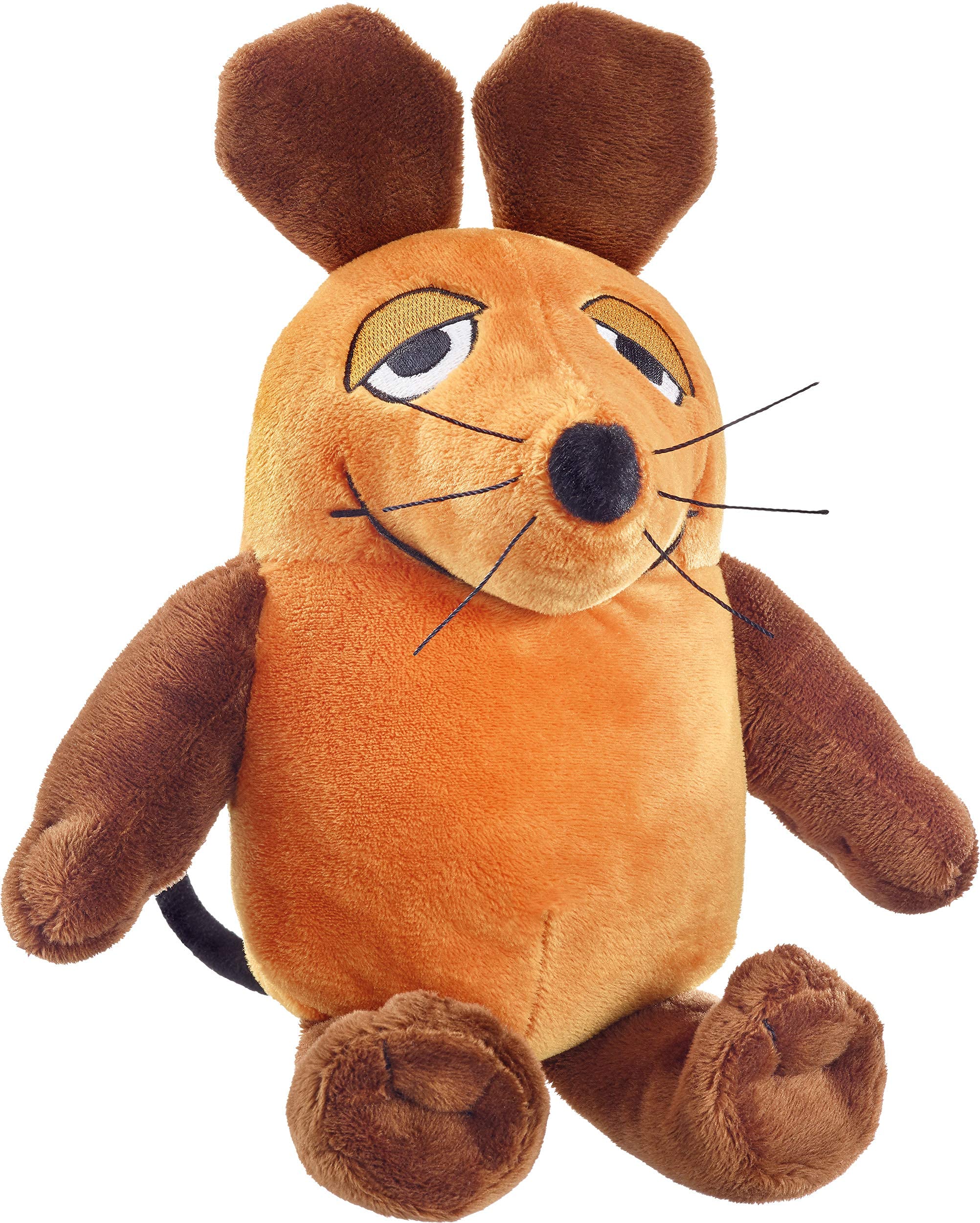 Schmidt Spiele 42188 El espectáculo con el ratón de Peluche (25 cm) Sendung Mit Der Maus El Programa, Color marrón
