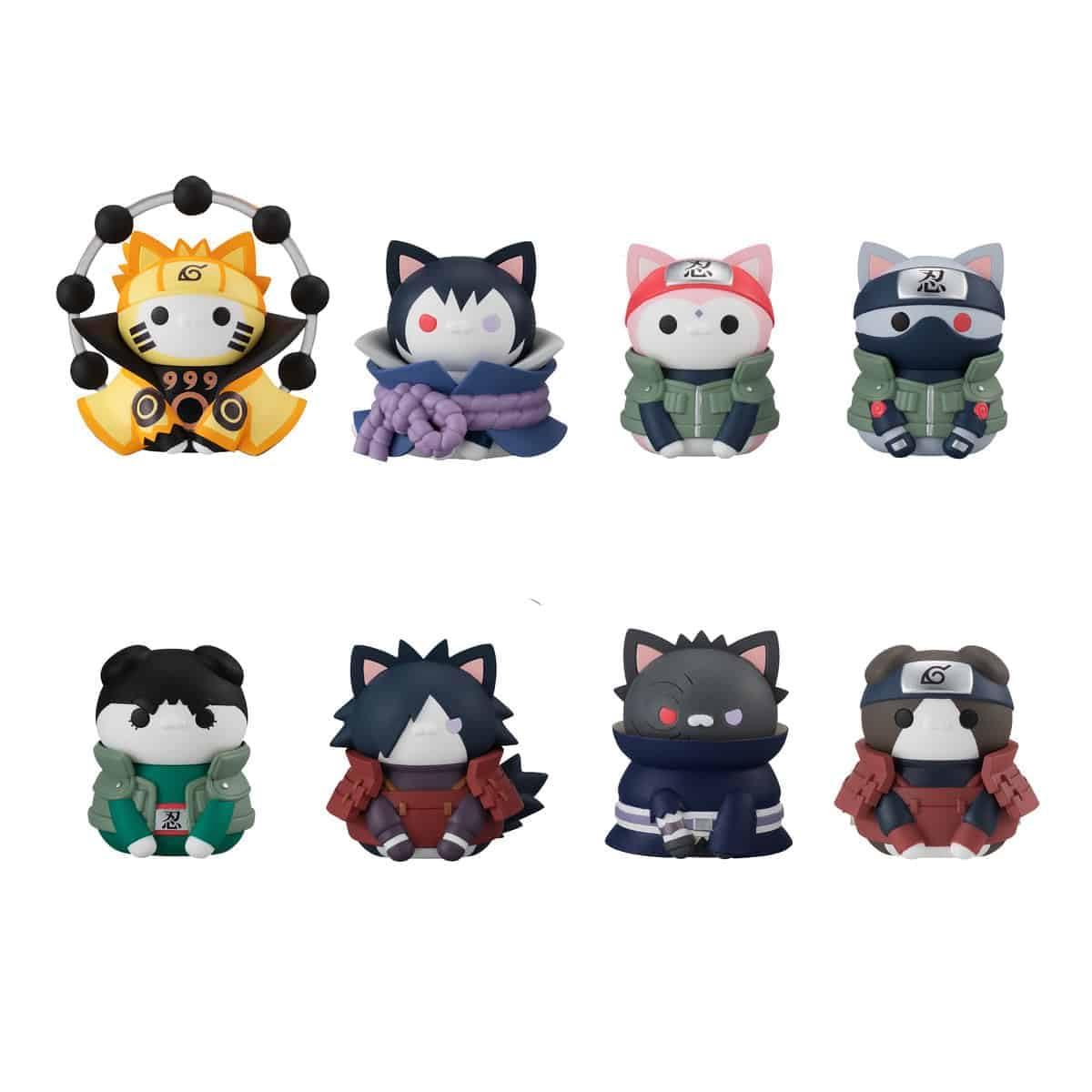 Megahouse - Naruto - Nyaruto! Last Battle Version (8 Stück), Mega Cat Projekt