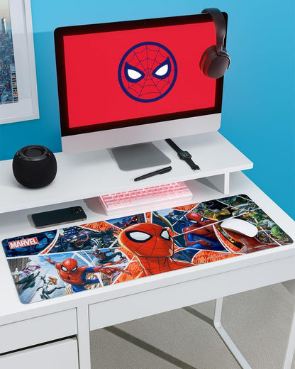 Paladone Spider Man Desk Mat, 80cm x 30cm (31" x 11"), Large Desk Pad for Keyboard and Mouse, Officially Licensed Marvel Home Office and Gaming Desk Accessory
