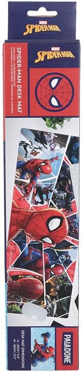 Paladone Spider Man Desk Mat, 80cm x 30cm (31" x 11"), Large Desk Pad for Keyboard and Mouse, Officially Licensed Marvel Home Office and Gaming Desk Accessory