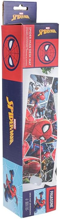 Paladone Spider Man Desk Mat, 80cm x 30cm (31" x 11"), Large Desk Pad for Keyboard and Mouse, Officially Licensed Marvel Home Office and Gaming Desk Accessory
