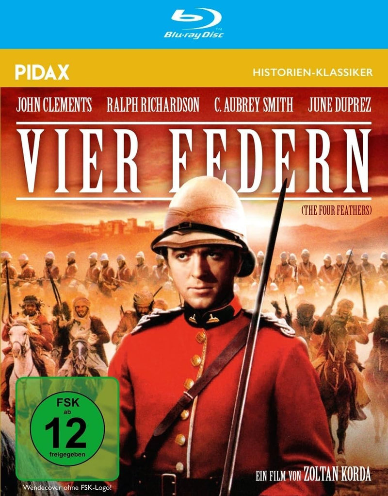 Vier Federn (The Four Feathers) / Aufwendig inszeniertes Abenteuer-Epos in brillanter HD-Qualität (Pidax Historien-Klassiker)
