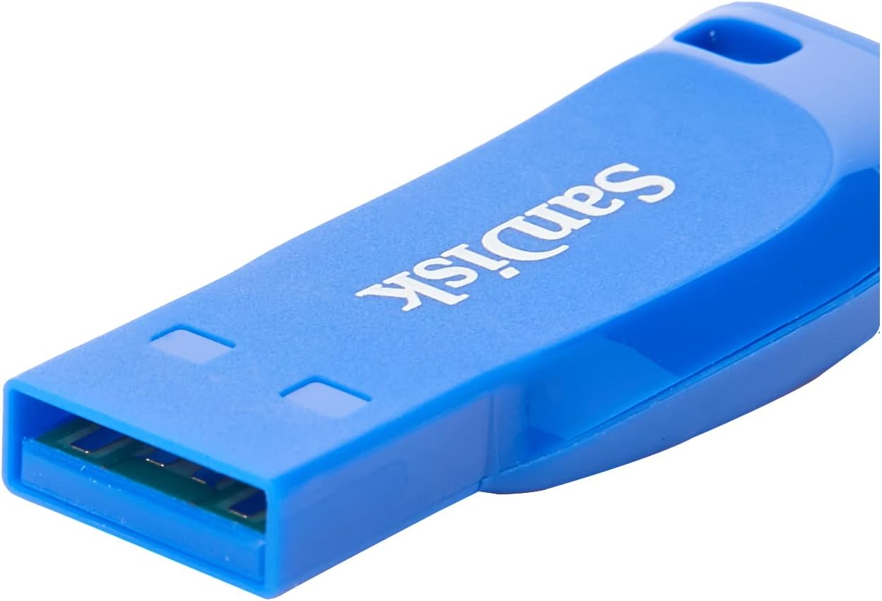 SanDisk 32GB Cruzer Blade USB Flash Drive , Blue/Pink/Green, 3count(Pack of 1