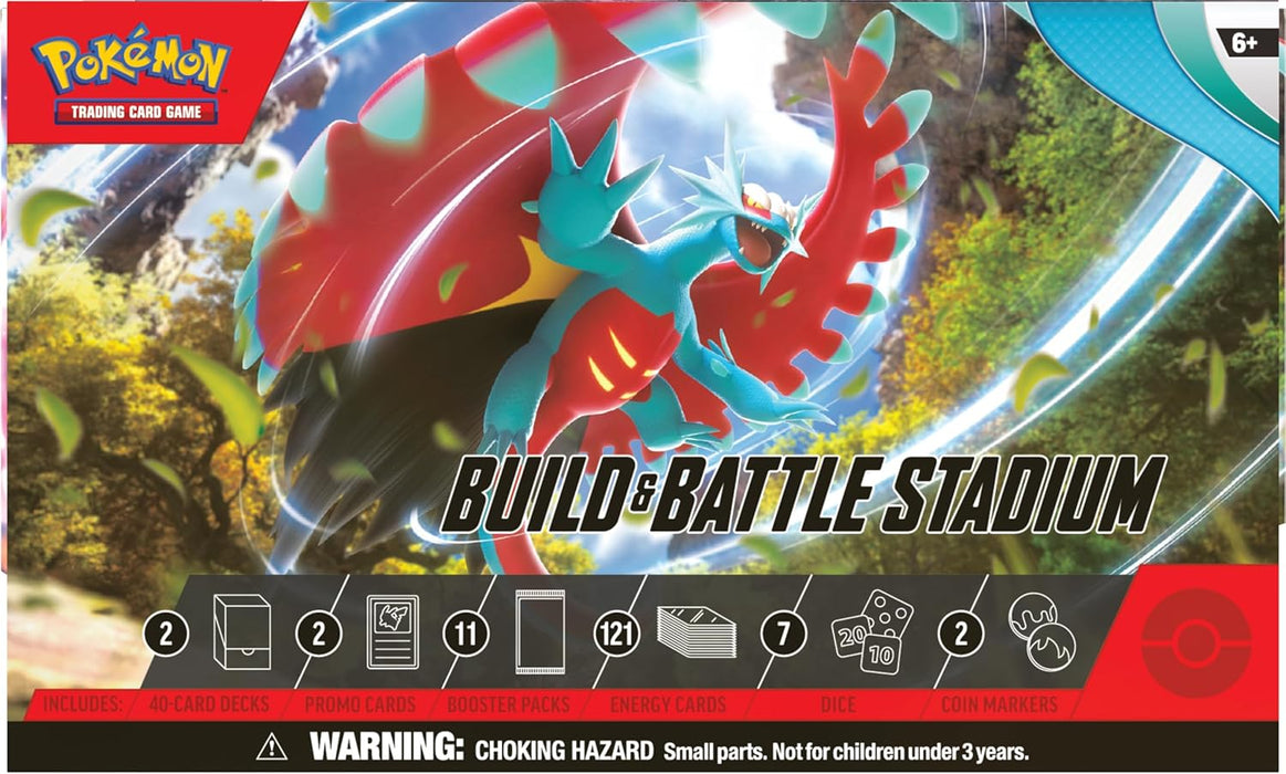 Pokémon TCG: Scarlet & Violet—Paradox Rift Build & Battle Stadium (2 Decks, 11 Booster packs & More