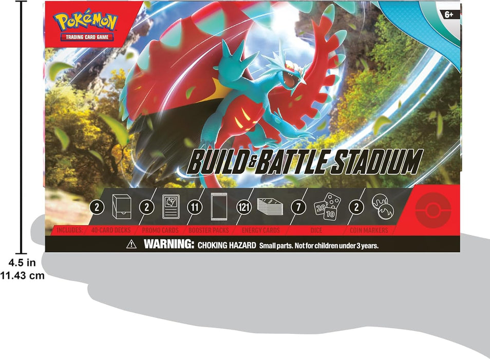 Pokémon TCG: Scarlet & Violet—Paradox Rift Build & Battle Stadium (2 Decks, 11 Booster packs & More