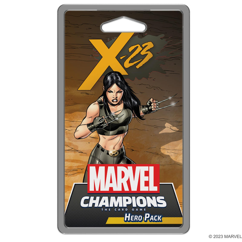 Marvel Champions The Card Game X-23 HERO PACK - Juego de estrategia de superhéroes, juego cooperativo para niños y adultos, a partir de 14 años, 1-4 jugadores, tiempo de juego de 45 a 90 minutos
