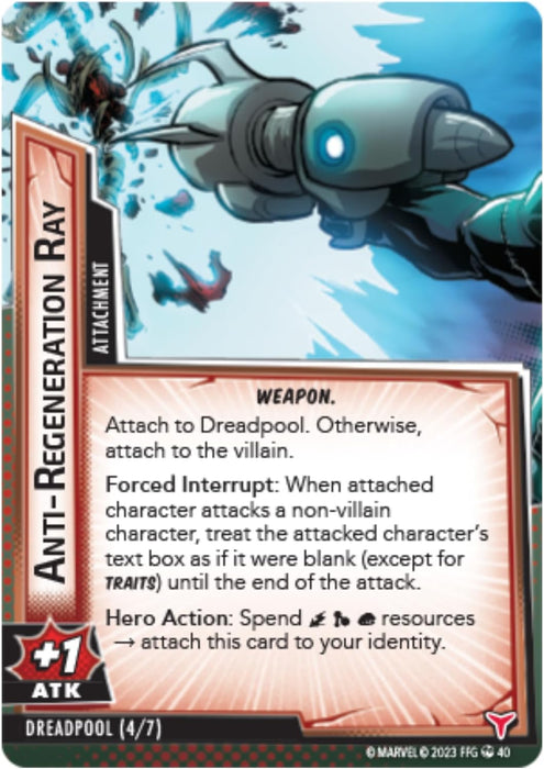 Fantasy Flight Games | Marvel Champions: Deadpool Expanded Hero Pack | Card Game | Ages 12+ | 1-4 Players | 30 Minutes Playing Time