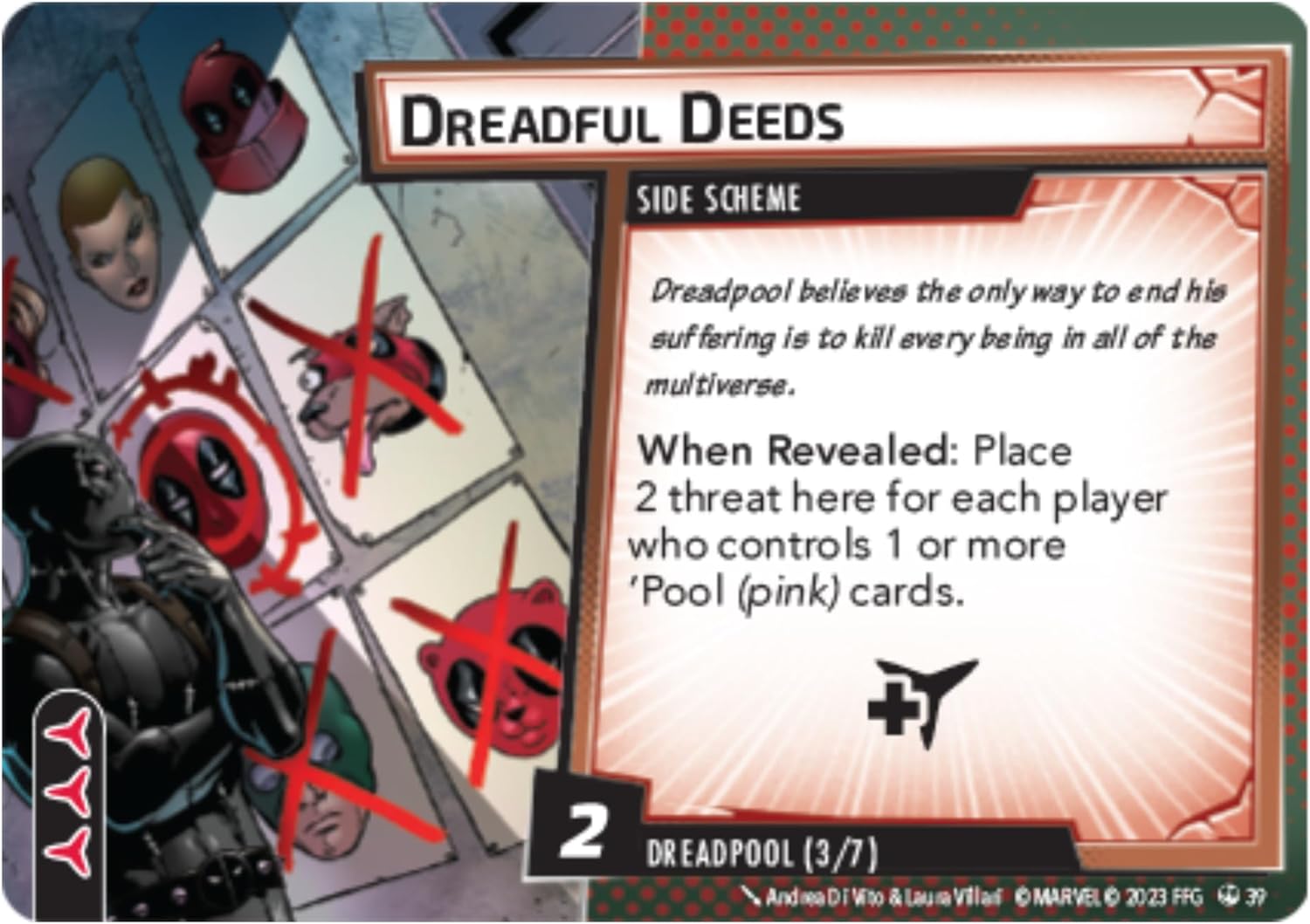 Fantasy Flight Games | Marvel Champions: Deadpool Expanded Hero Pack | Card Game | Ages 12+ | 1-4 Players | 30 Minutes Playing Time