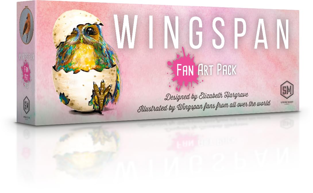 Stonemaier Games, Wingspan Fan Art Pack, Board Game Accessory, Ages 14+, 1-5 Players, 40-70 Minutes Playing Time