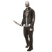 Bristol Novelty Disfraz de esqueleto blanco y negro para adultos, tamaño extragrande, 1 juego, perfecto para Halloween