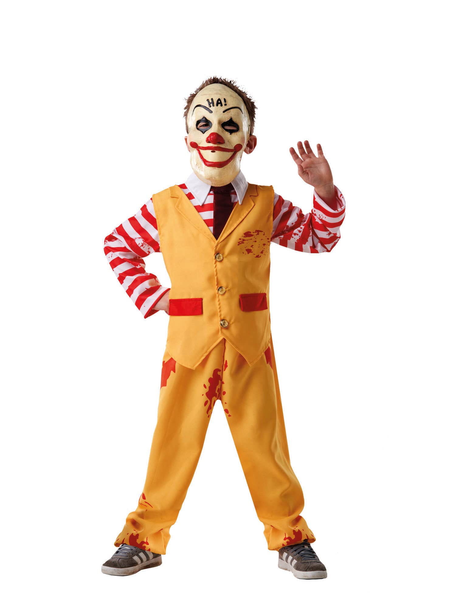 Bristol Novelty Dapper Clown Boy Small Costume