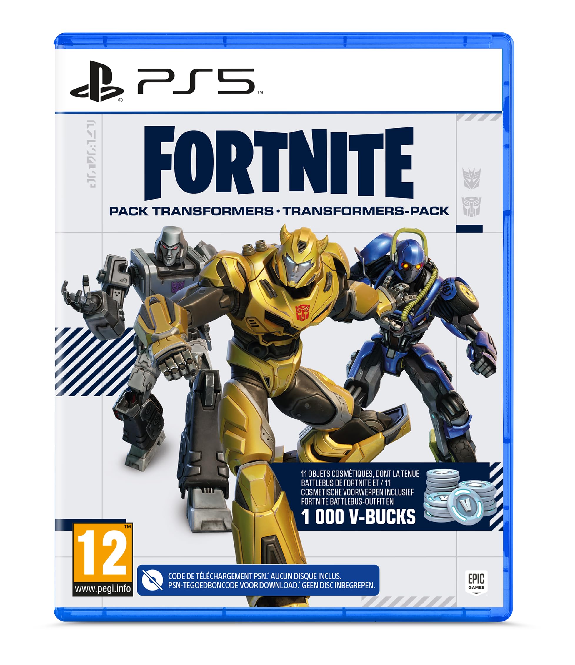 Fortnite Transformers Pack (Code in Box) - PS5