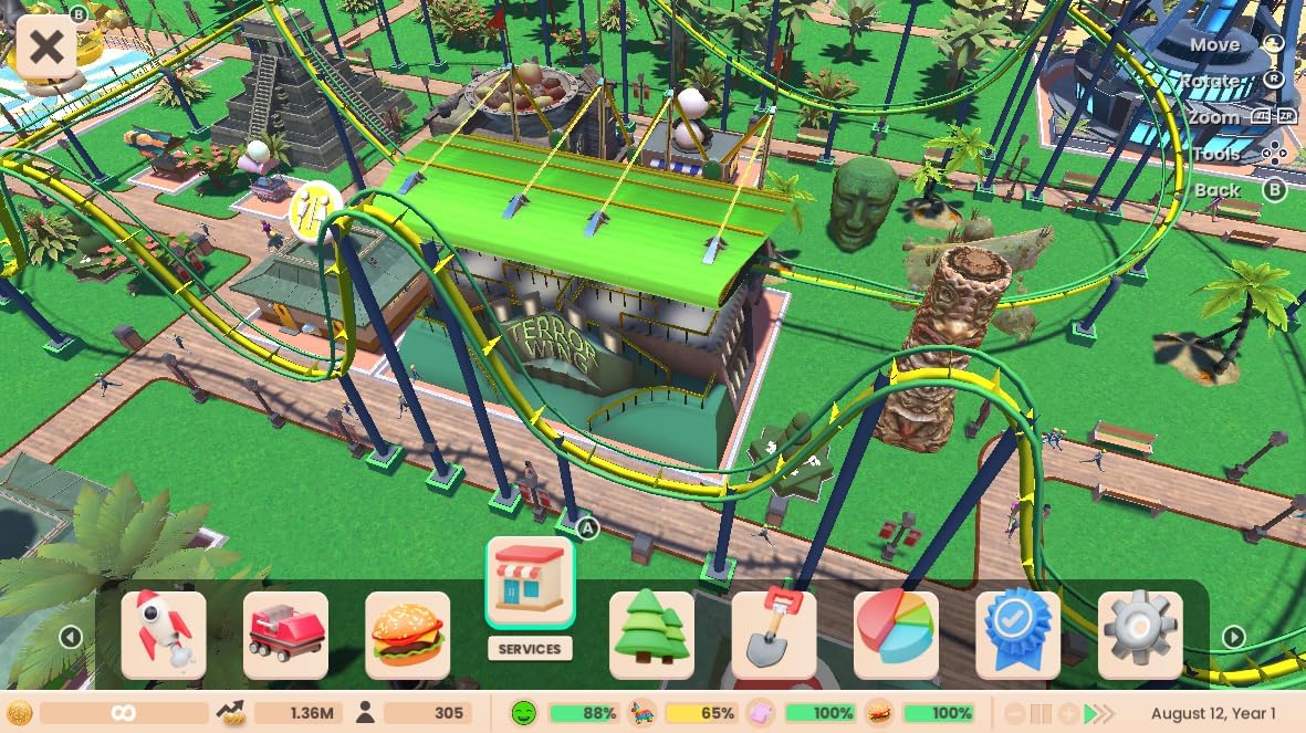 Atari RollerCoaster Tycoon Adventures Deluxe Switch