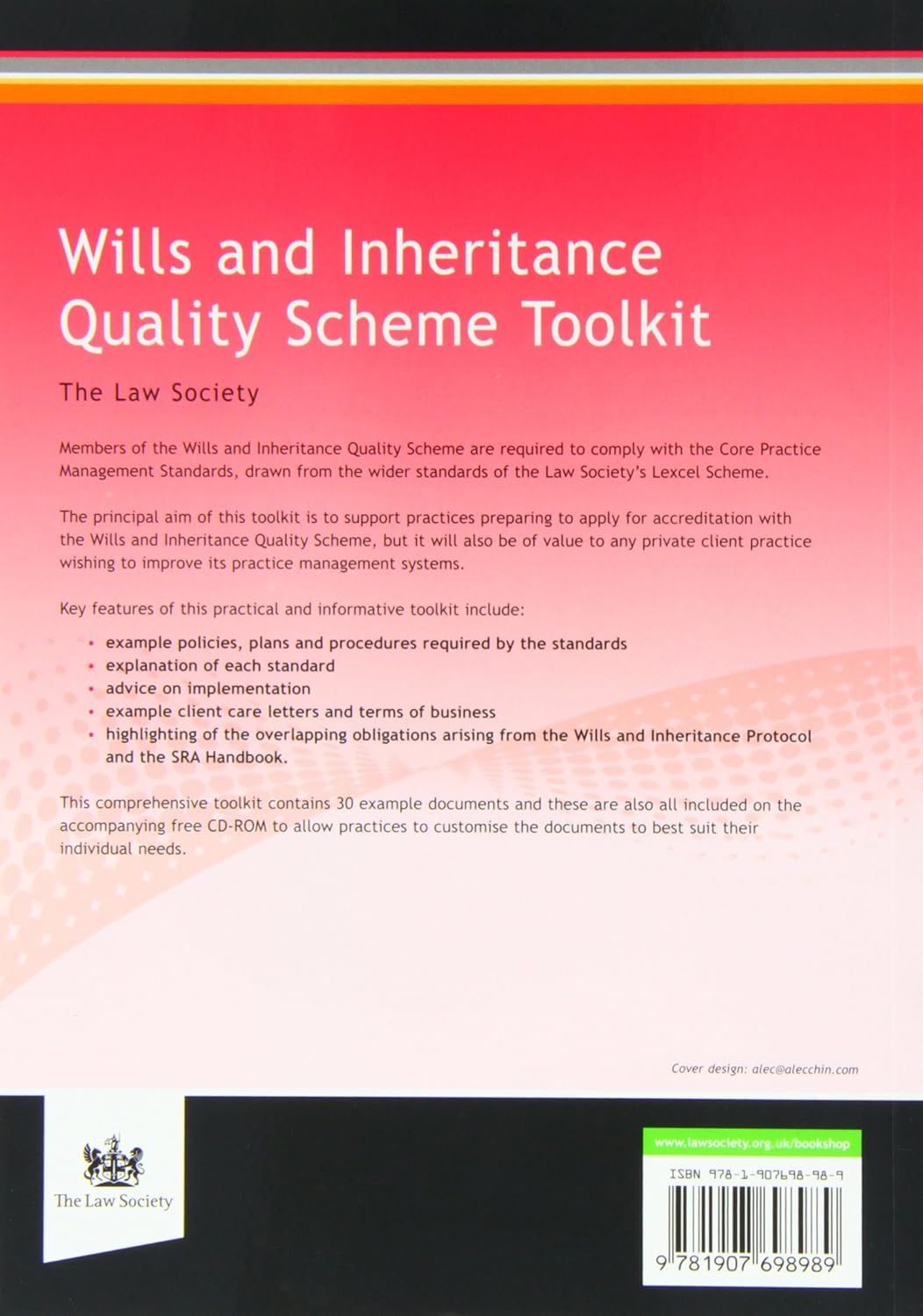 Wills and Inheritance Quality Scheme Toolkit
