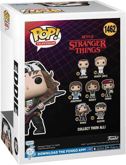 Funko POP! TV: Stranger Things - Hunter Eddie With Guitar - Collectable Vinyl Figure - Gift Idea - Official Merchandise - Toys for Kids & Adults - TV Fans - Model Figure for Collectors and Display