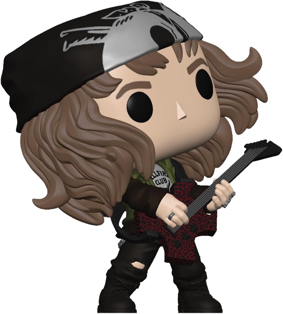 Funko POP! TV: Stranger Things - Hunter Eddie With Guitar - Collectable Vinyl Figure - Gift Idea - Official Merchandise - Toys for Kids & Adults - TV Fans - Model Figure for Collectors and Display