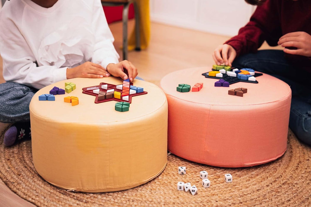 The Happy Puzzle Company - The Genius Star - Educational Brainstorming - Strategy Game and Skill Building - 8 Years + - 1 or 2 Players - Multilingual - SGHP 002