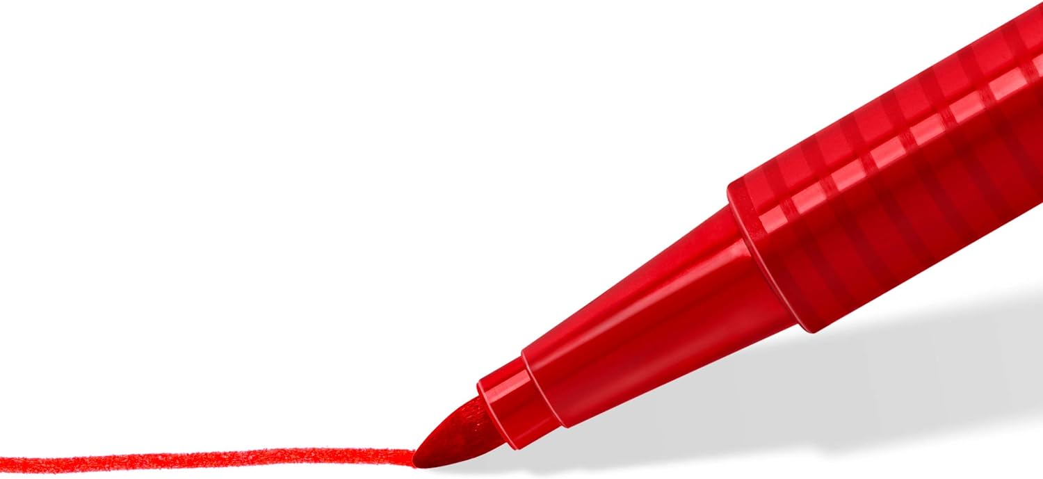 Staedtler Triplus Fineliner and Fibre Tip Pen Set, Mix & Match Feature, Ergonomic Triangular Shape, Dry Safe, in Practical Box with 20 Fineliners and 20 Fibre Tip Pens, 34 SB40, Set of 40