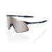 100% Hypercraft Glasses - Gloss Black / HiPER Silver Mirror Lens