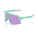 100% S3 Glasses - Soft Tact Mint / HiPER Lavender Mirror Lens