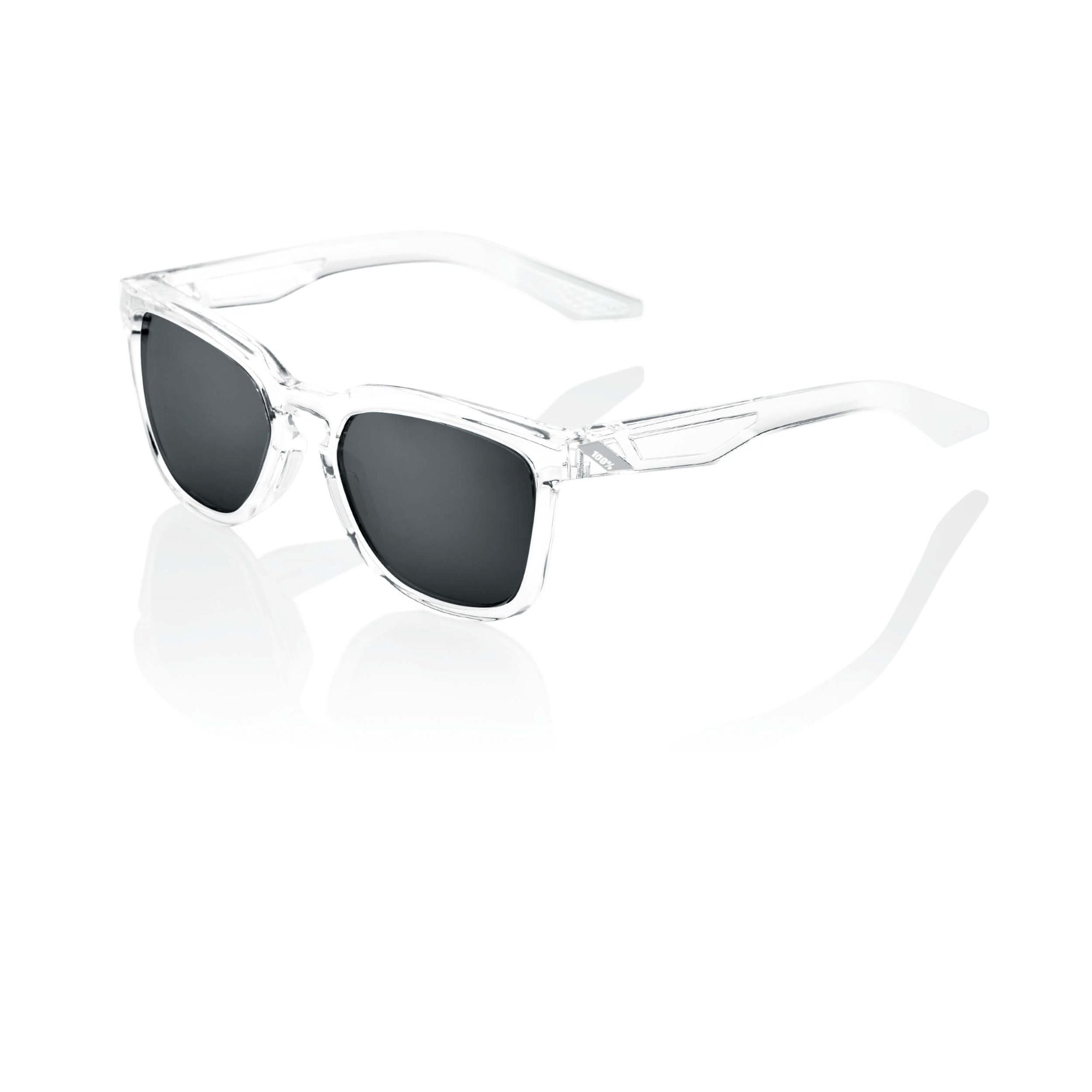 100% GAFAS HUDSON - Polished Crystal Haze - Black Mirror Lens