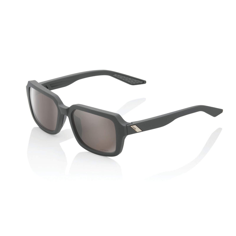 100% Gafas Ridleley Gris Suave, Lente ahumada, 168mm,77mm,75mm Unisex Adulto