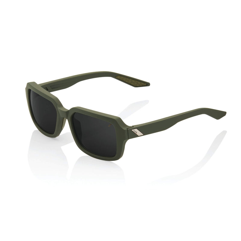 100% L60030-00002 Gafas de Sol, Verde, 168mm,77mm,75mm Unisex Adulto