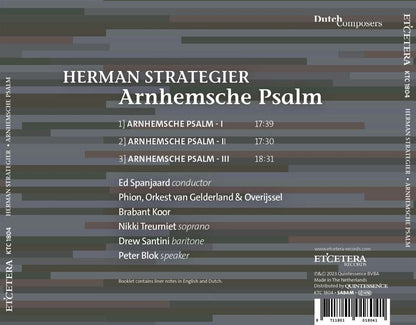 Herman Strategier: Arnhemsche Psalm