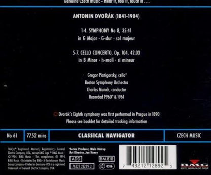 Sinfonia N. 8 Op. 88 / Concerto Per Violoncello, Op. 104