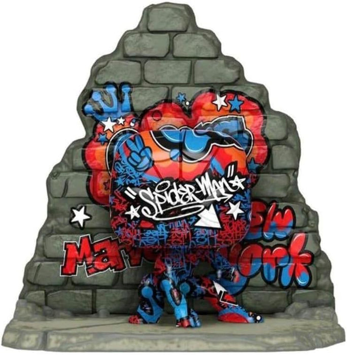 Funko Pop Deluxe 49544 Marvel Spider-Man Graffiti Street Art - Exclusive Edition #762
