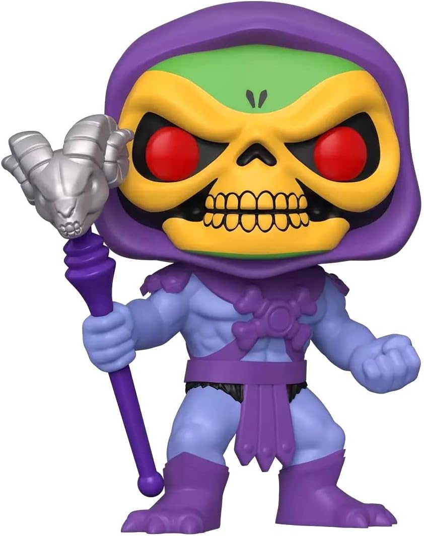 Funko Pop 55636 Masters of The Universe #73 - Esqueleto (25 cm, Brilla en la Oscuridad