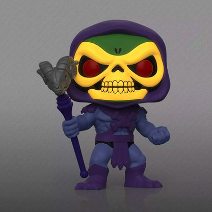 Funko Pop 55636 Masters of The Universe #73 - Esqueleto (25 cm, Brilla en la Oscuridad