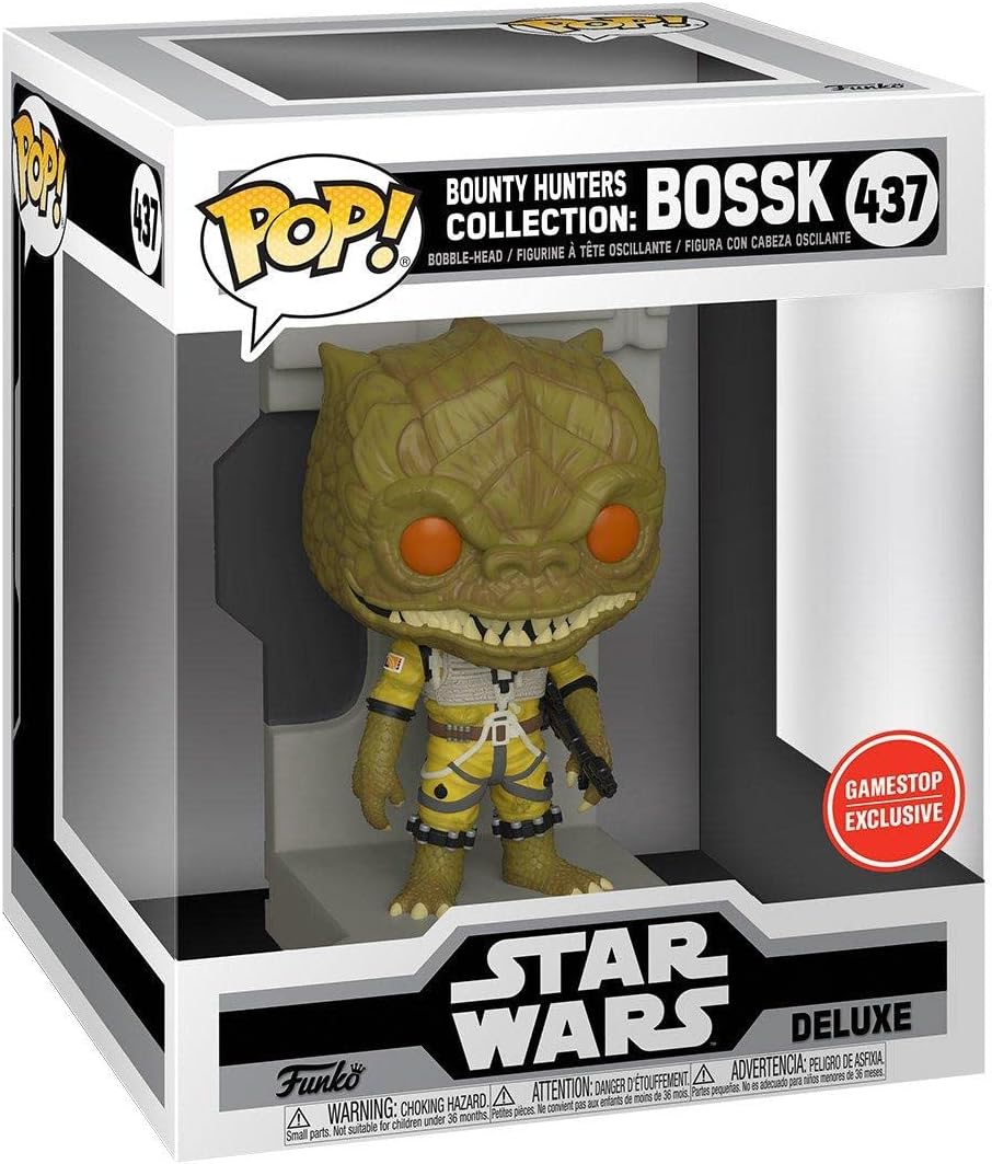 POP Deluxe: Star Wars Bounty Hunter Bossk Exclusive, Khaki