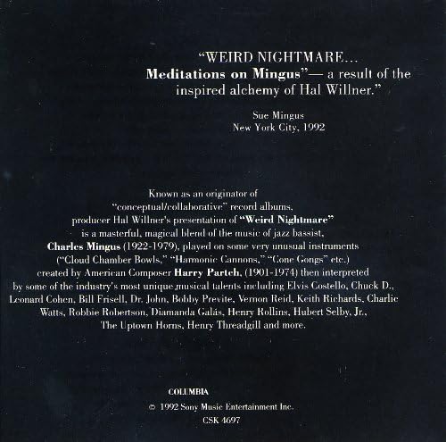 Weird Nightmare - Meditations On Mingus