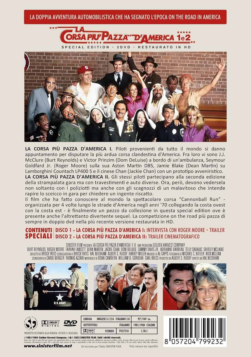 Corsa Piu' Pazza D'America, La, Corsa Piu' Pazza D'America 2, La Restaurato in Hd