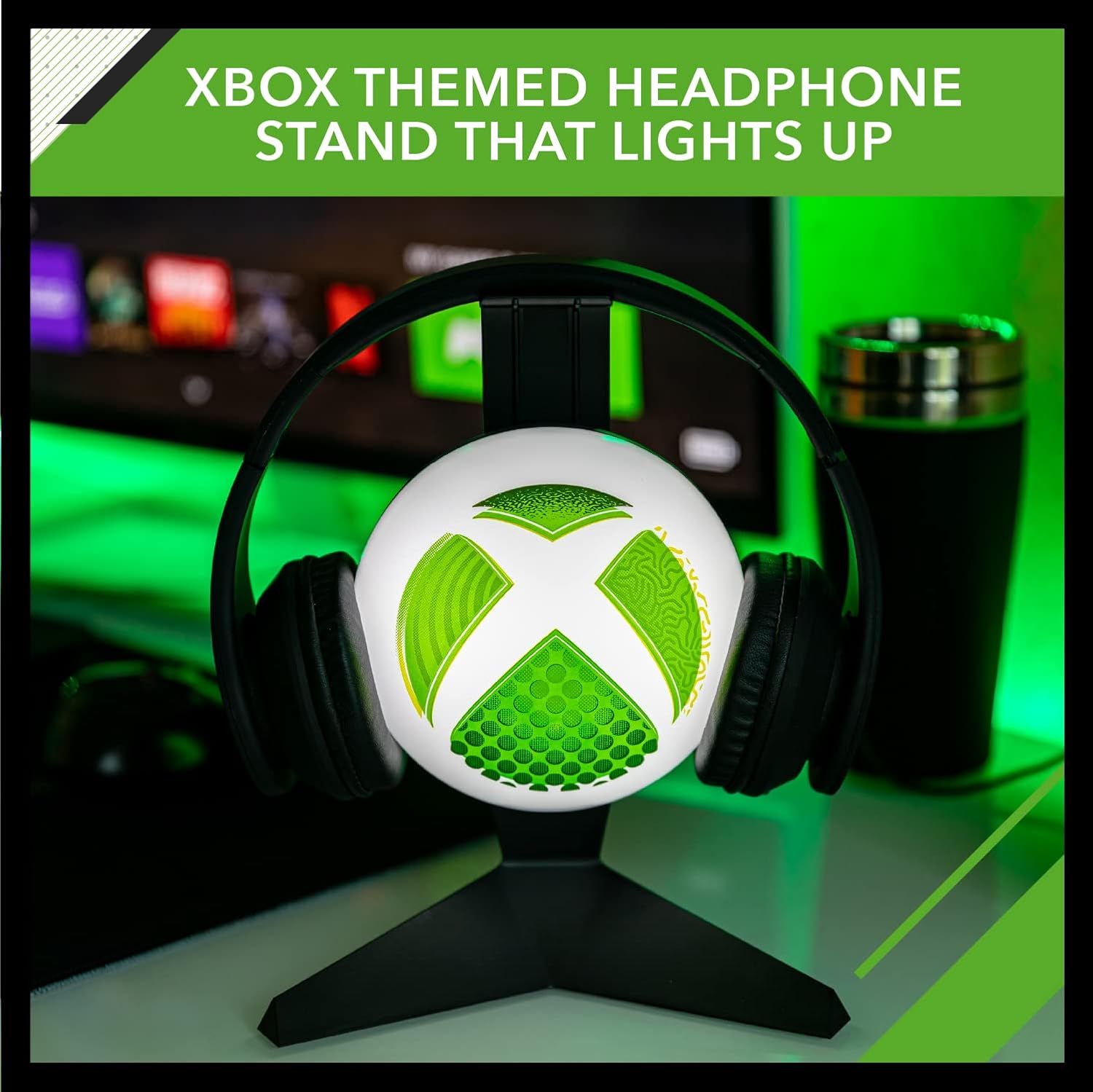 Paladone Xbox Light - Stand for Headset - Official Merchandise