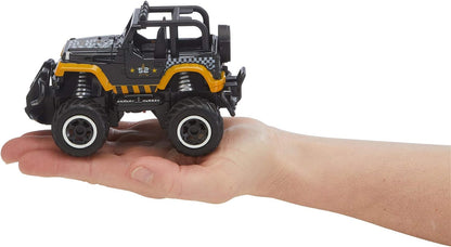Revell Control 23492 Remote Control Car "Quarter Back" With 40 MHz Control, 1:43 Scale, 14cm in length, Black/Orange