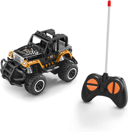 Revell Control 23492 Remote Control Car "Quarter Back" With 40 MHz Control, 1:43 Scale, 14cm in length, Black/Orange