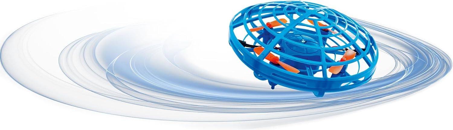 Revell Control 24106 Remote Control Action Game "Magic Mover" Blue With Infra Red Gesture Control, Throw To Start, Control Via Hand Movements, 3 Anti Crash Sensors, Protective Cage, 11cm in length