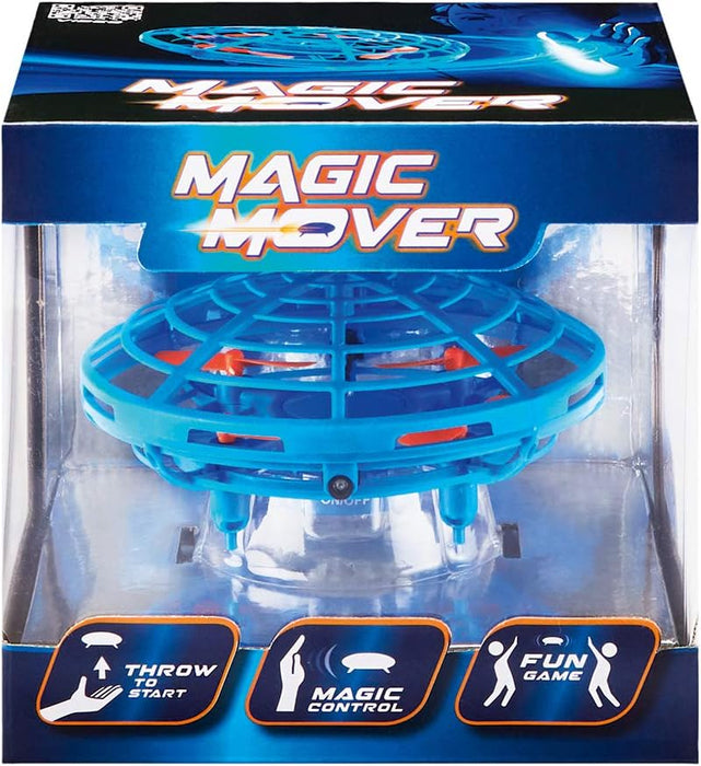 Revell Control 24106 Remote Control Action Game "Magic Mover" Blue With Infra Red Gesture Control, Throw To Start, Control Via Hand Movements, 3 Anti Crash Sensors, Protective Cage, 11cm in length