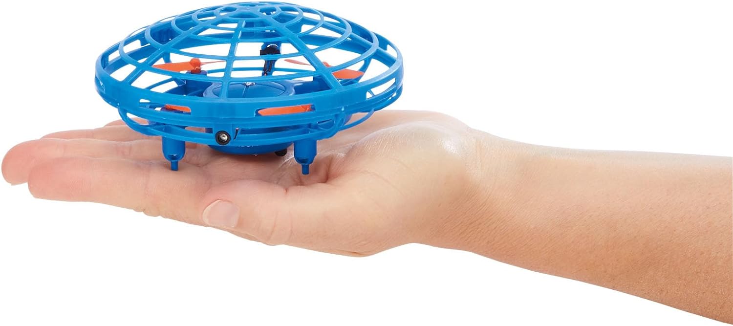 Revell Control 24106 Remote Control Action Game "Magic Mover" Blue With Infra Red Gesture Control, Throw To Start, Control Via Hand Movements, 3 Anti Crash Sensors, Protective Cage, 11cm in length
