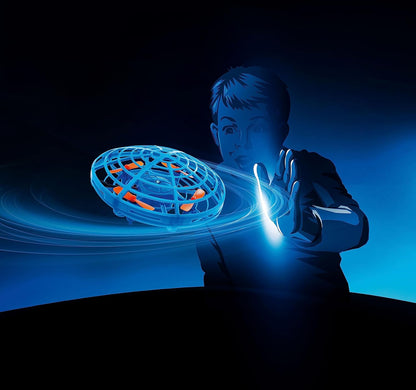 Revell Control 24106 Remote Control Action Game "Magic Mover" Blue With Infra Red Gesture Control, Throw To Start, Control Via Hand Movements, 3 Anti Crash Sensors, Protective Cage, 11cm in length
