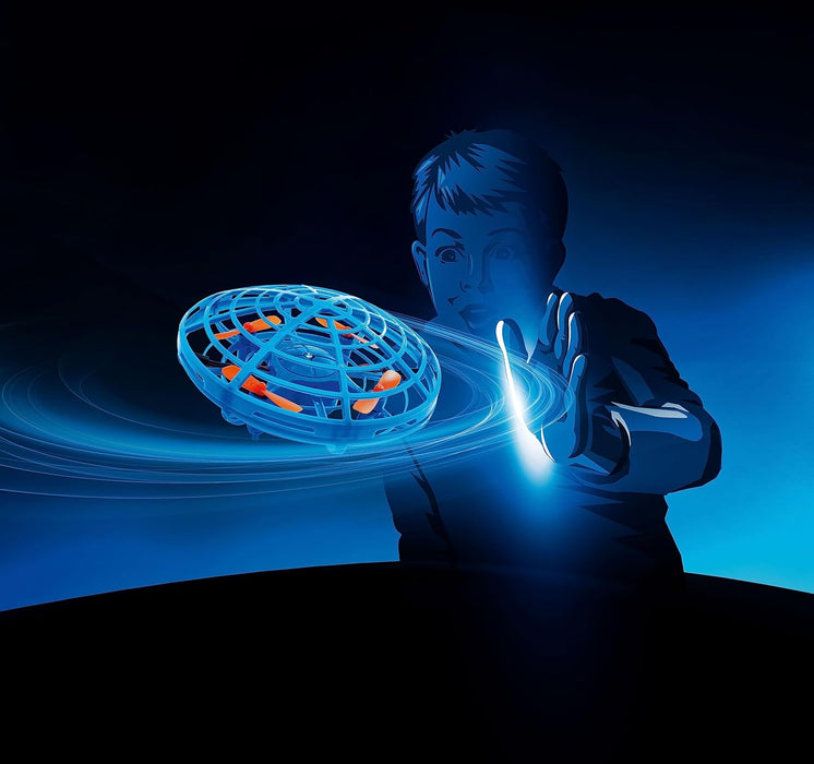 Revell Control 24106 Remote Control Action Game "Magic Mover" Blue With Infra Red Gesture Control, Throw To Start, Control Via Hand Movements, 3 Anti Crash Sensors, Protective Cage, 11cm in length