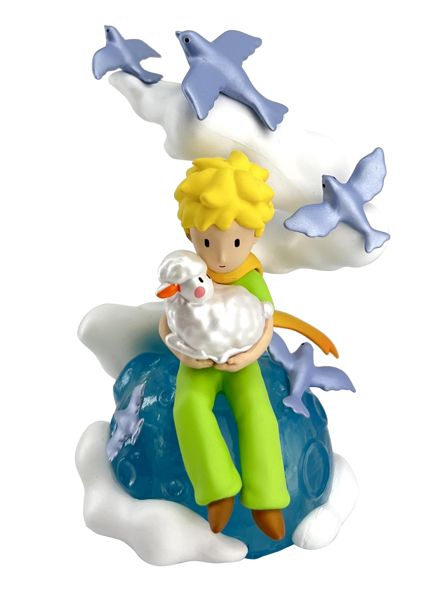 Plastoy Little Prince and Sheep on Planet Figurine