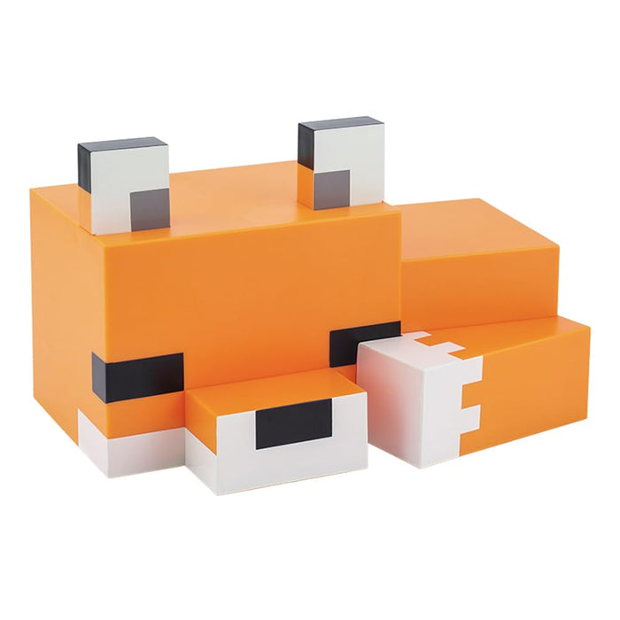 Paladone Minecraft Fox Night Light | Officially Licensed | Bedroom Décor and Desk Lamp, Black
