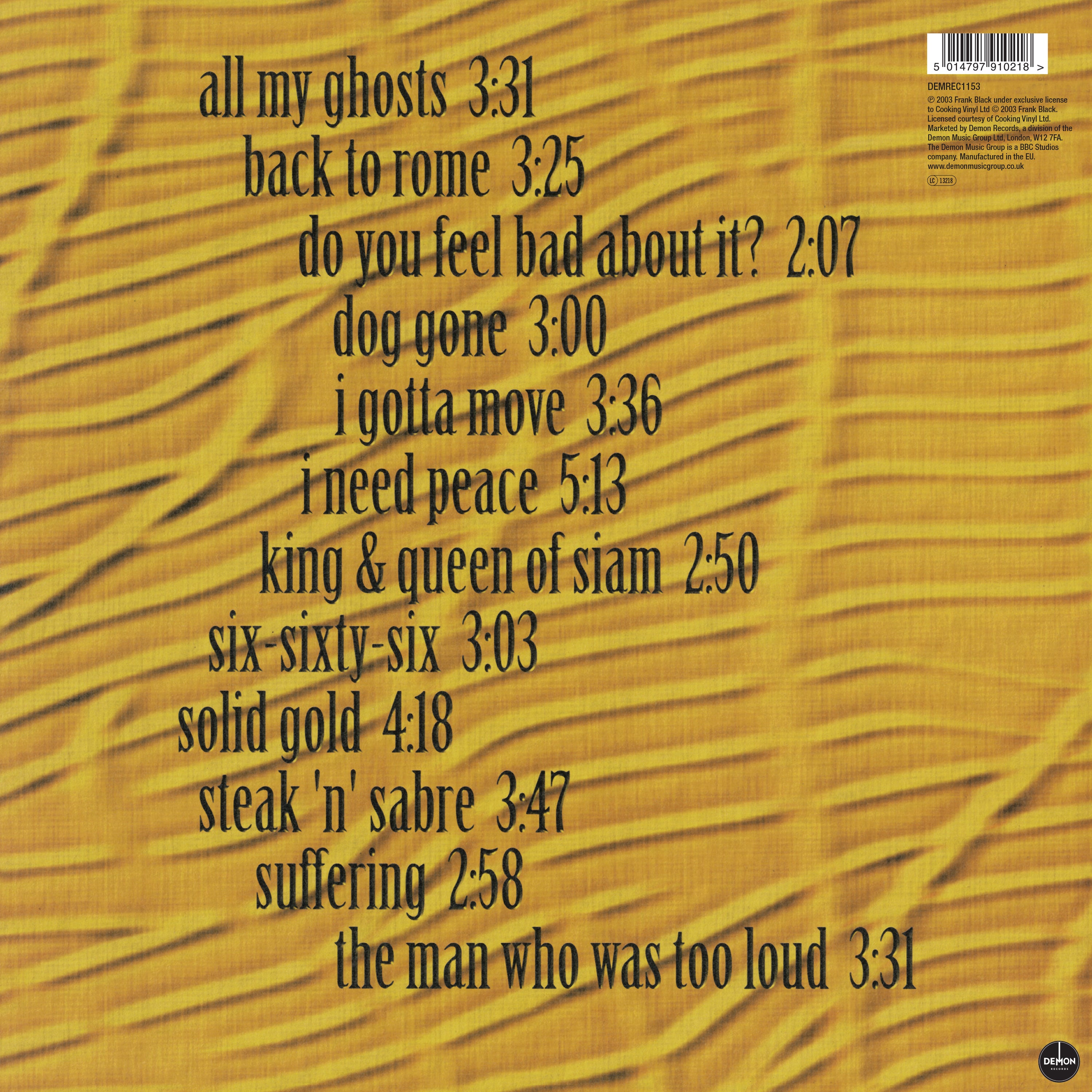 Frank Black and the Catholics (Half-speed Master Edition)