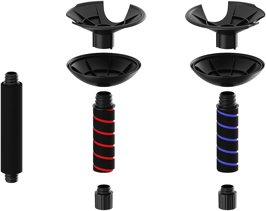 Maxx Tech VR Beat Saber Kit – designed for PSVR2 controllers, includes 2x 2-in1 dual grips compatible with Beat Saber, Kayak Mirage, Whats The Bat, Drums Rock, Brain Beats + many more VR games