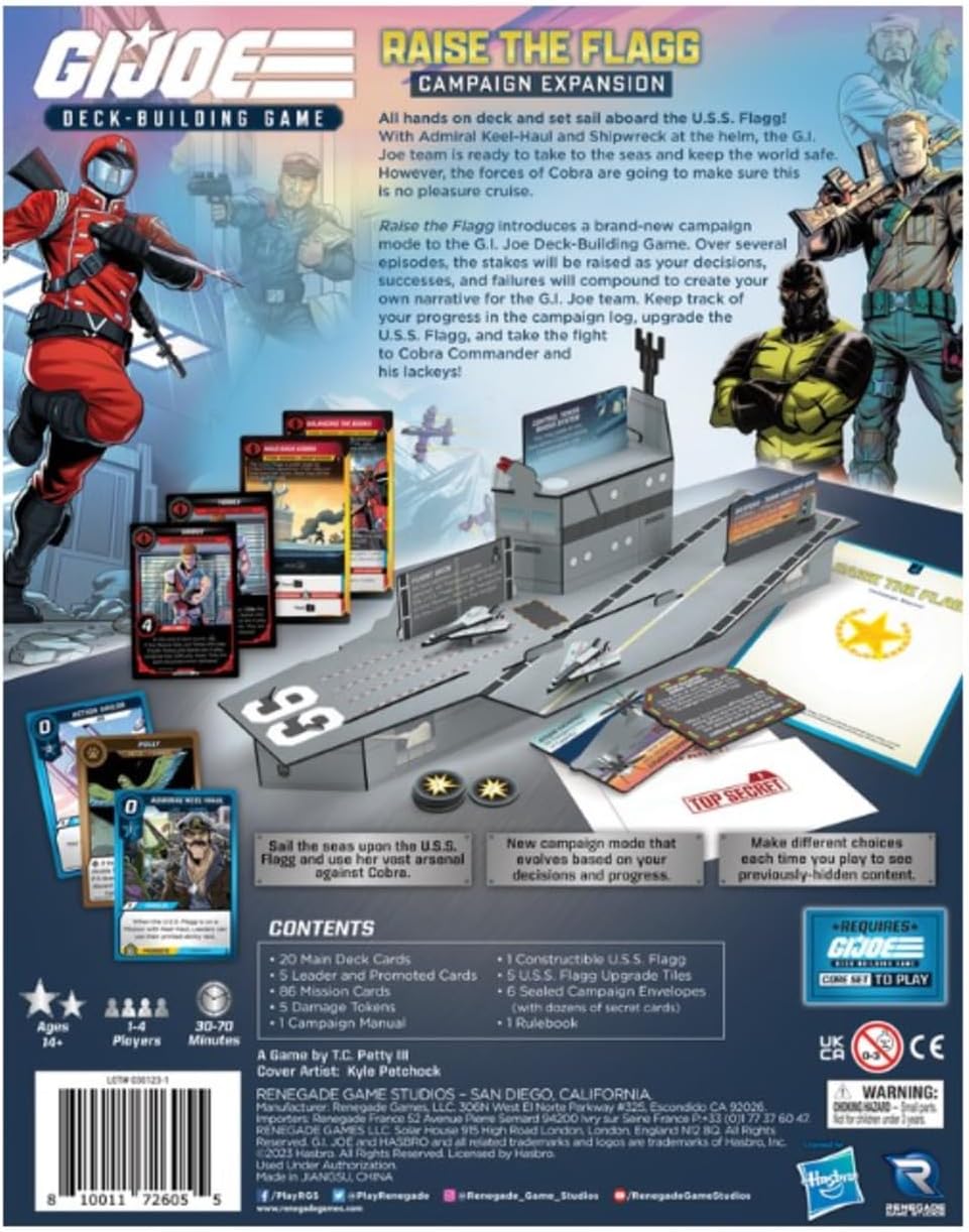Renegade Game Studios G.I. Joe Deck-Building Game - Raise The Flagg